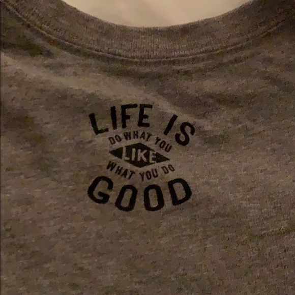 Gray Life is Good T-shirt - Picture 7 of 7